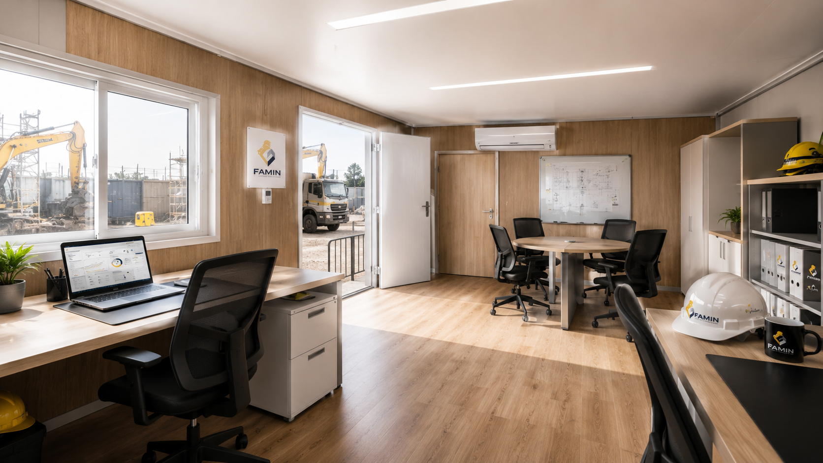 Interior de oficina modular FAMIN